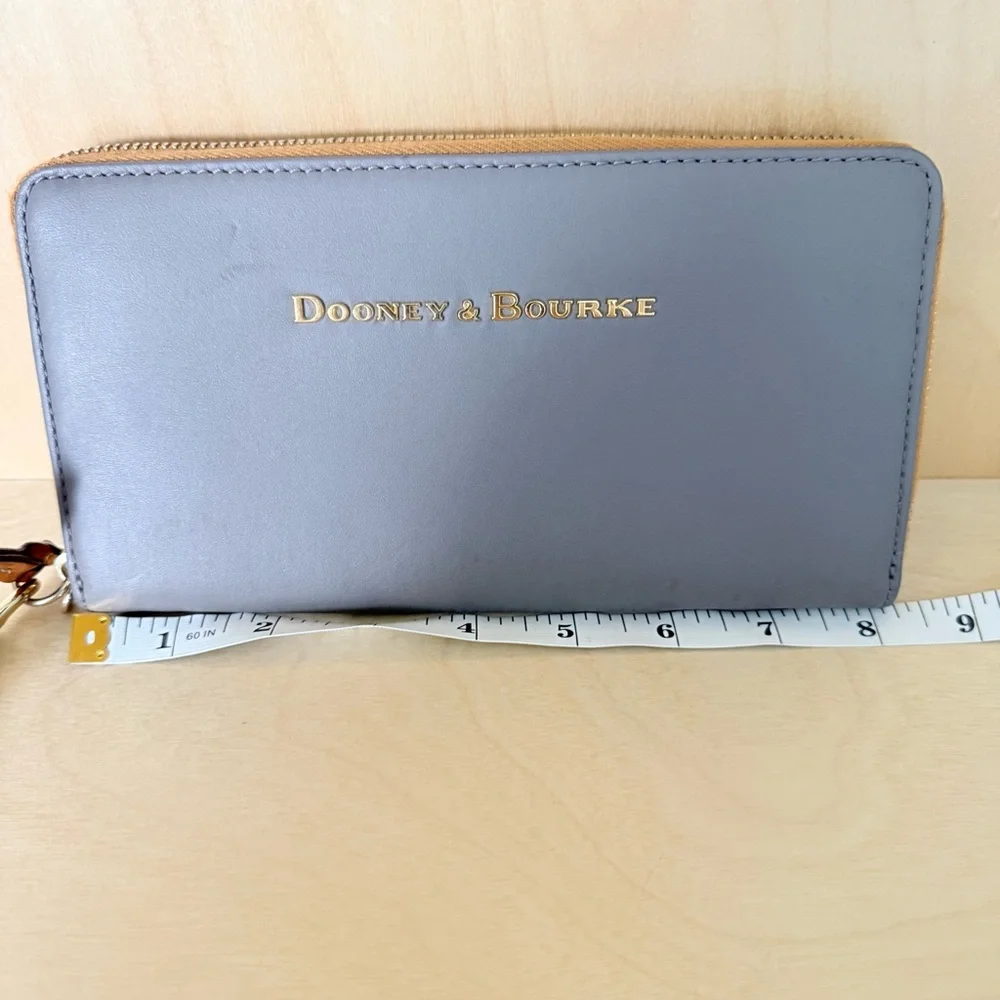 Dooney & Bourke City Large Zip Around Wristlet Wallet, Charcoal Grey - Picture 6 of 7